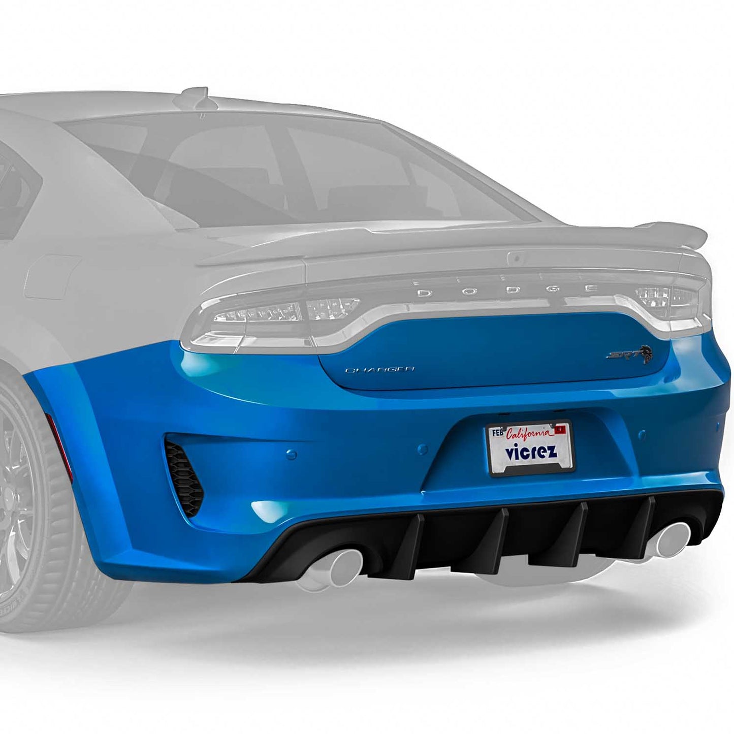 Dodge Charger Rear Bumper wide body Kit 2015-2023