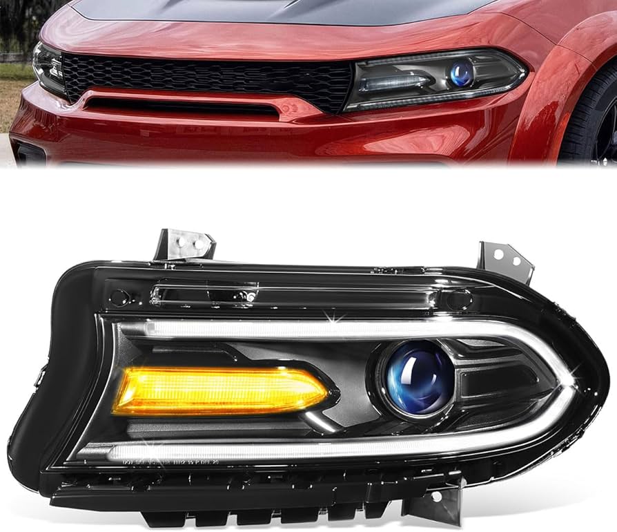Dodge Charger Headlight HID Right 2015-2023